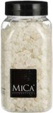 Mica Decorations decoratie steentjes / granulaat - 650 ml - 4-10 mm - mat wit - siergrind