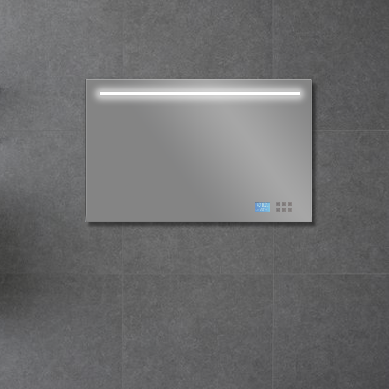 Badkamerplanet Badkamerspiegel met LED/TL Verlichting, Radio en Bluetooth 120 cm met Spiegelverwarming