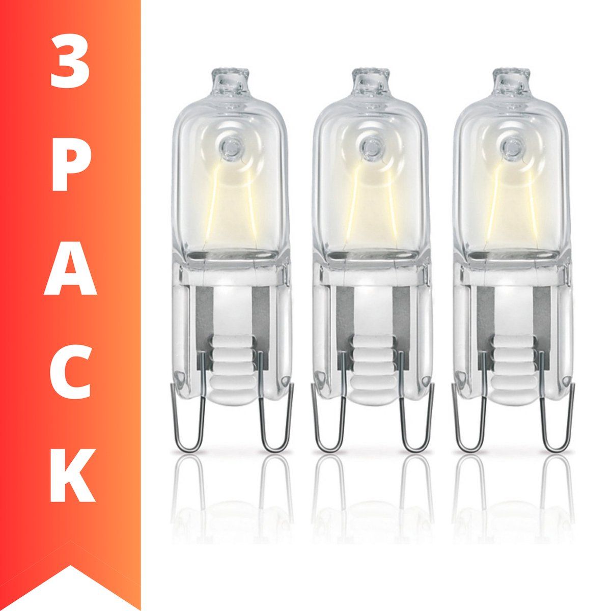 Osram Halogeen Steeklampjes G9 - 230V - 33W vervangt 40W - 3PACK