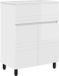 vidaXL Badkamer Vanity Unit Hoogglans Wit 60 x 35 x 80 cm