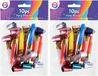 Shoppartners Bv 30x Mélange de couleurs métalliques rouleaux trompettes de fête - souffleurs - mini trompettes