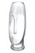 GILDE Vaas Moai glas grijs 40636