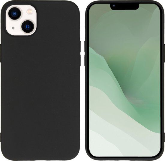 iMoshion Color Backcover iPhone 14 Plus - Black Silicone Case