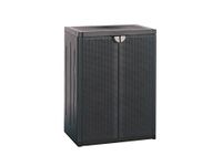 GENSINI MEUBEL rotan bruin laag 65X45X88, zwart, groot