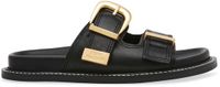 Steve Madden Vrouwenslippers Arch Zwart Leer 40