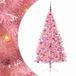 Sapin de Noël rose 180 cm artificiel pré-éclairé PVC