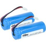 Vhbw 2x Batterie Compatible Avec Datalogic Qbt2131 Qm2400 Scanner De Code-barre Pos (1600mah, 3,7v, Li-ion)