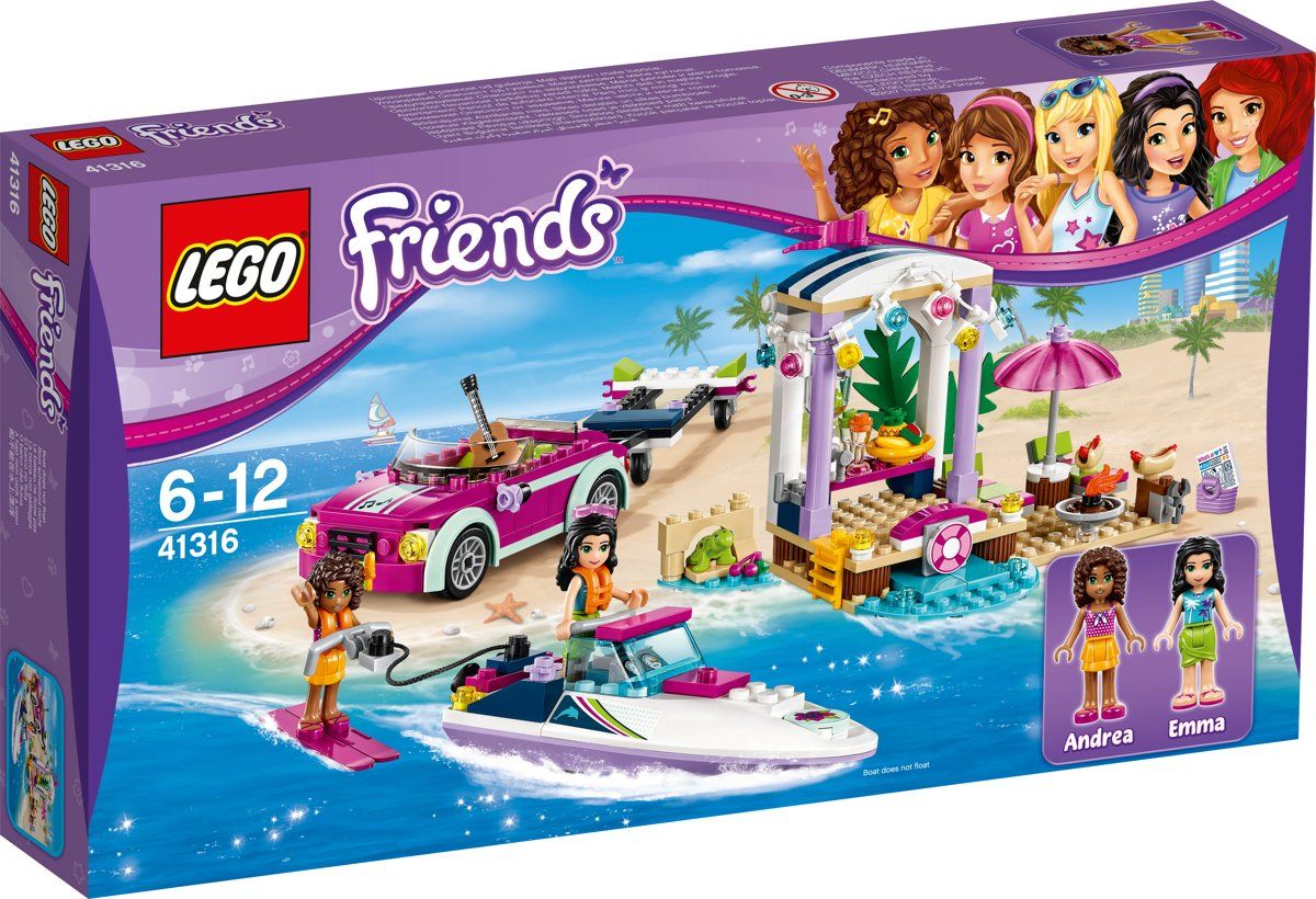 LEGO Friends Andreas Speedboottransport 41316