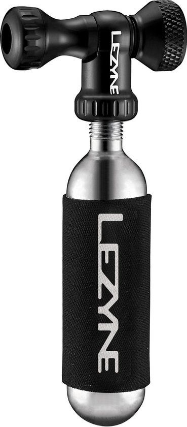 Lezyne Control Drive CO2 Pump - Presta & Schrader Compatible - 16G CO2 Cartridge - Black