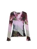Desigual Jers_Mountains Sweatshirt pour femme, rouge, XL