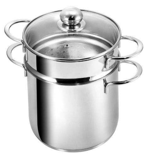 Kopf Head inductie kookpan Makkaroni, Ø 20 cm, roestvrij staal, met zeef voor groente