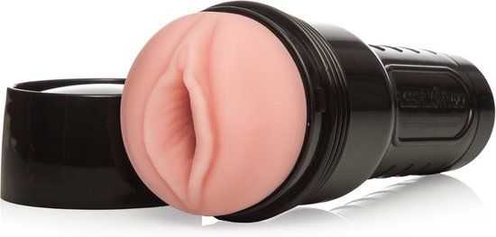 Fleshlight GO Surge - compacte SuperSkin masturbator, seksspeeltje, uiterst realistisch, pink