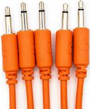 Bowl Modular - 5 patchkabels voor eurorack - recht - 60 cm - oranje