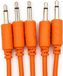 Bowl Modular - 5 patchkabels voor eurorack - recht - 60 cm - oranje