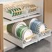 Unyqoos Tiroir coulissant en métal avec bac amovible pour rangement et organisation de cuisine