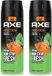 Axe 2 x Deodorant Bodyspray Jungle Fresh - 150 ml