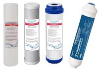Italia® Waterfilterset, 4 niveaus, reserveonderdeel voor omgekeerde osmose, standaard, 25,4 cm (10 inch), waterfilter