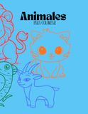Libro de animalitos para colorear: 20 diferentes dibujos de animalitos