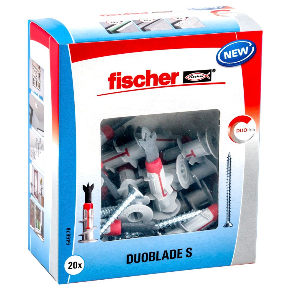 Fischer Duoblade S - 20 stuks - Grijs