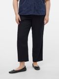 Vero Moda Curve VMCJESMILO Mid Waist Broek Zwart 48