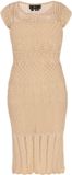 Faina Jurk 'Festive' beige
