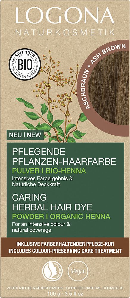LOGONA Herbal Hair Dye - Natural Brown - 100g