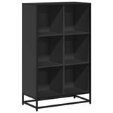 vidaXL Boekenkast Zwart 65,5x33x107,5 cm Bewerkt Hout