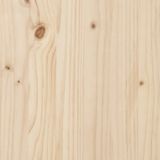 VidaXL Tafelblad 70x35x2,5 cm massief grenenhout ovaal