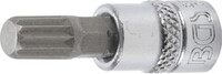 BGS bit insteek vierkantaandrijving 6,3 mm (1/4") intern meerpunts (voor XZN) M8 - 1 stuk
