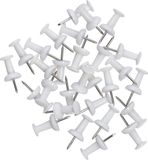 Zeller Punaises - Set 50x - Wit - Voor Prikbord