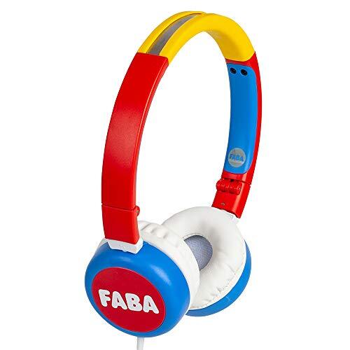 FABA HPW40001 on-ear hoofdtelefoon, opvouwbaar, rood