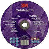 Cubitron 3M Cubitron 94343 Cubitron™ 3 Cut and Grind Afbraamschijf Diameter 230 mm Boordiameter 22.23 mm 10 stuk(s)