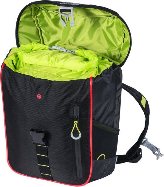 Basil Miles Nordlicht Single Pannier - 13L - Black