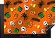Merkloos KitchenYeah® Inductie beschermer 77x51 cm - Snoep - Halloween - Patronen - Inductie beschermer