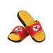 NFL Deluxe Foam Sport Shower Slide Flip Flop Sandalen voor heren, Teamkleur, Large/Mens Size 11-12