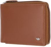 Golden Head Leren portemonnee Polo RFID Protect RV-Scheintasche 1367 Cognac bruine