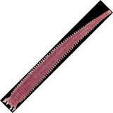 Berkley Gulp! Saltwater Fat Sandworm | 10cm Clear Red Fleck