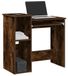 Bureau en bois de chêne avec étagère