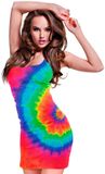 Widmann Milano Party Fashion Colour Bomb Tie Dye Hippie Jurk Vrouw S