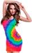Widmann Milano Party Fashion Colour Bomb Tie Dye Hippie Jurk Vrouw S