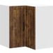 Armoire d'angle murale de cuisine Lucca Chêne fumé