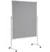 MAUL 6381282 Tableau d'affichage portable Gris 1200 x 1500 mm Cadre en aluminium