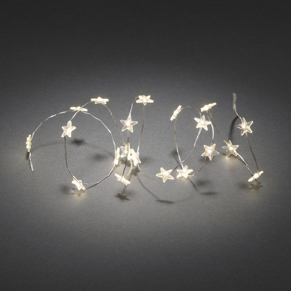 Konstsmide 3199-103 - Decoratieve verlichting - Wit - 5,40 cm - Kunststof - Batterij/accu - Warm wit