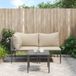 Maison Exclusive - Ensemble de salon 3 pièces pour jardin avec coussins, gris, en polyrotin
