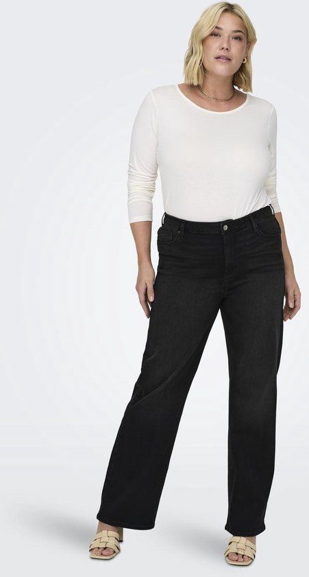 ONLY CARWILLY Jeans Women Black Denim Size XL (50)