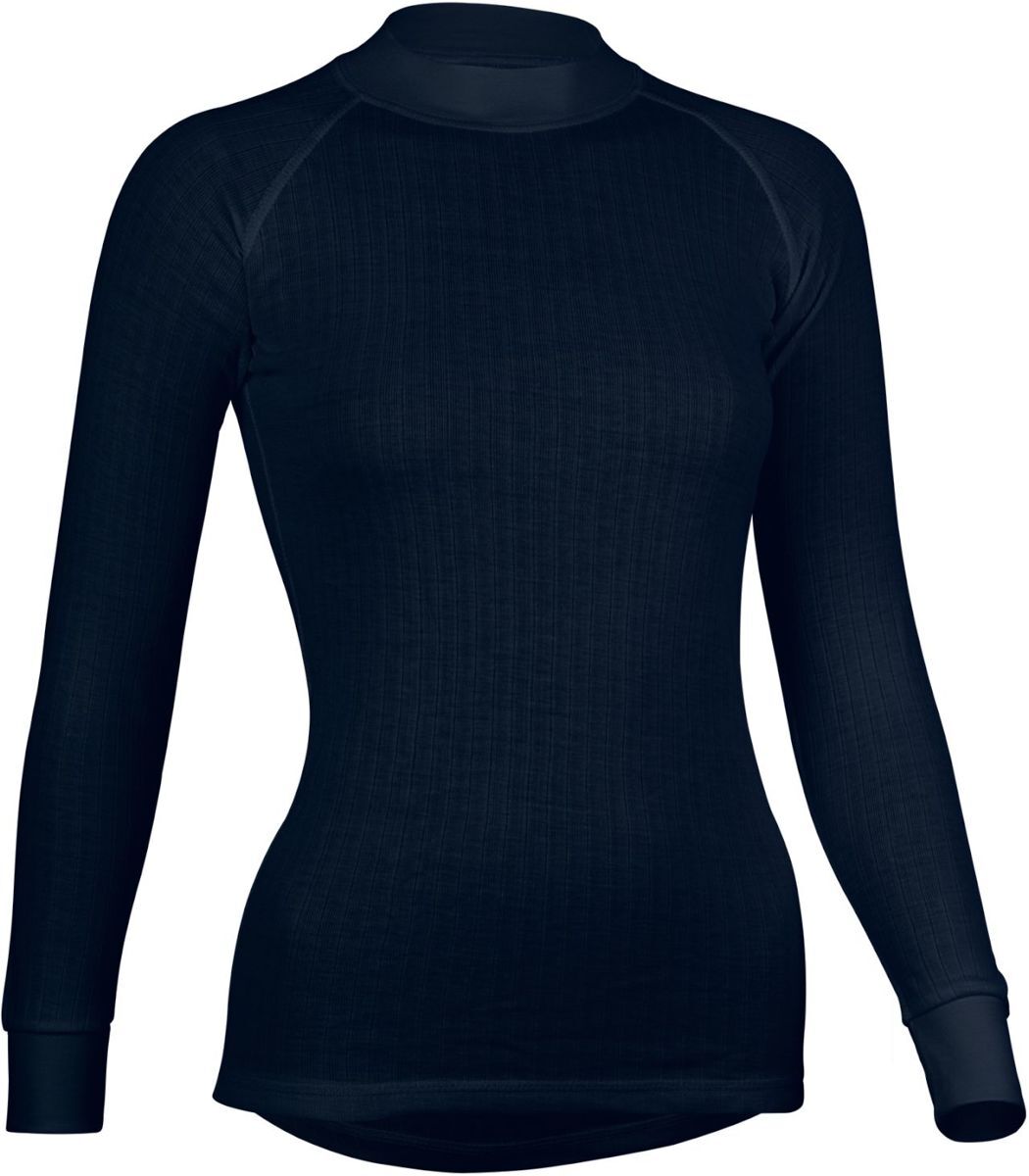 Avento Basic Thermo Sportshirt Dames L Zwart Herfst wintercollectie