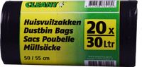 cleany HL Agenturen Vuilniszak - 30 Liter - 20 Stuks - Wit