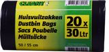 cleany HL Agenturen Vuilniszak - 30 Liter - 20 Stuks - Wit