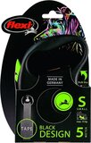 Flexi Black Design Rollijn - Groen - S - 5 m - <15kg