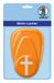 Ursus 19480069 - motief perforator kruis 2, medium, ca. 25,4 mm, oranje